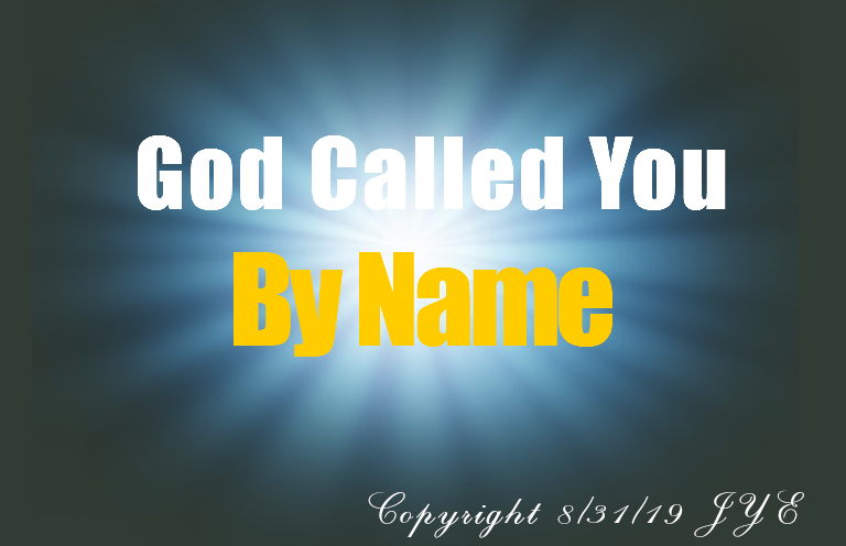 God Called You by Name | Joan Y. Edwards